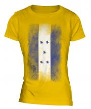 Honduras Faded Flag Ladies T-Shirt