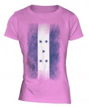 Honduras Faded Flag Ladies T-Shirt