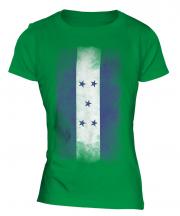 Honduras Faded Flag Ladies T-Shirt
