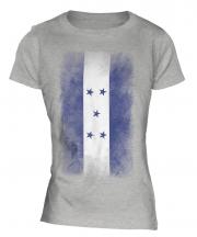 Honduras Faded Flag Ladies T-Shirt