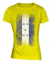 Honduras Faded Flag Ladies T-Shirt