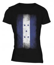 Honduras Faded Flag Ladies T-Shirt