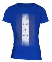 Honduras Faded Flag Ladies T-Shirt