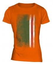Ichkeria Faded Flag Ladies T-Shirt