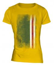 Ichkeria Faded Flag Ladies T-Shirt