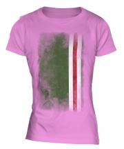 Ichkeria Faded Flag Ladies T-Shirt