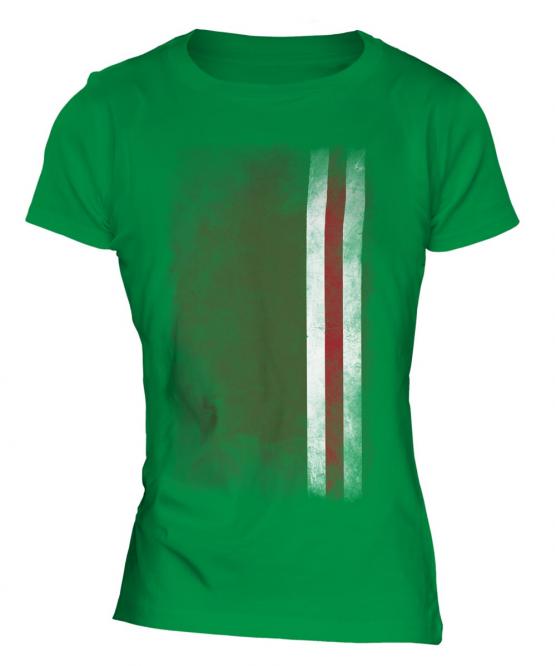 Ichkeria Faded Flag Ladies T-Shirt
