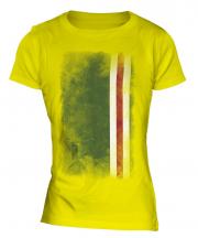 Ichkeria Faded Flag Ladies T-Shirt