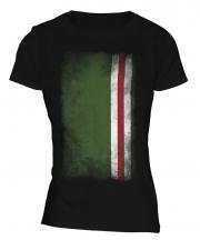 Ichkeria Faded Flag Ladies T-Shirt