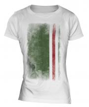 Ichkeria Faded Flag Ladies T-Shirt