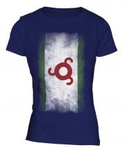 Ingushetia Faded Flag Ladies T-Shirt