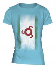 Ingushetia Faded Flag Ladies T-Shirt