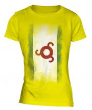 Ingushetia Faded Flag Ladies T-Shirt