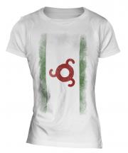 Ingushetia Faded Flag Ladies T-Shirt