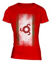 Ingushetia Faded Flag Ladies T-Shirt