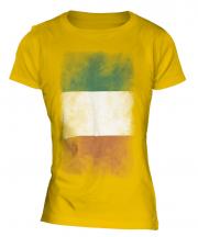 Ireland Faded Flag Ladies T-Shirt