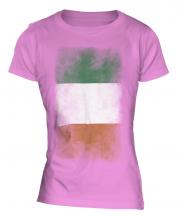 Ireland Faded Flag Ladies T-Shirt