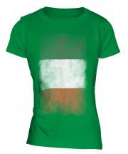 Ireland Faded Flag Ladies T-Shirt