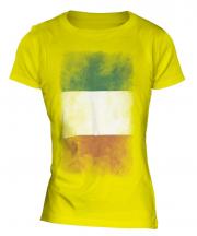 Ireland Faded Flag Ladies T-Shirt