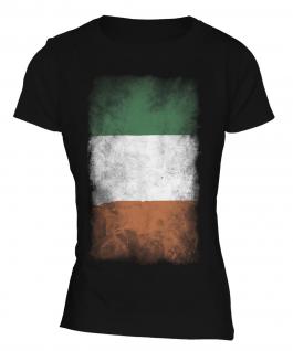 Ireland Faded Flag Ladies T-Shirt