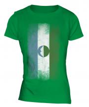 Kabardino-Balkaria Faded Flag Ladies T-Shirt