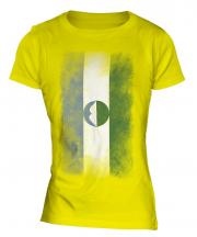 Kabardino-Balkaria Faded Flag Ladies T-Shirt