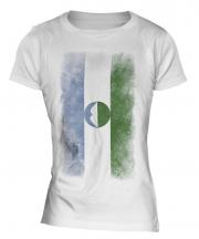 Kabardino-Balkaria Faded Flag Ladies T-Shirt