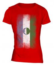 Kabardino-Balkaria Faded Flag Ladies T-Shirt