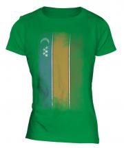 Karakalpakstan Faded Flag Ladies T-Shirt