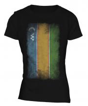 Karakalpakstan Faded Flag Ladies T-Shirt