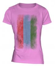 Karelia Faded Flag Ladies T-Shirt