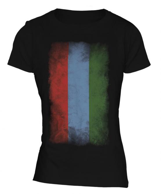 Karelia Faded Flag Ladies T-Shirt