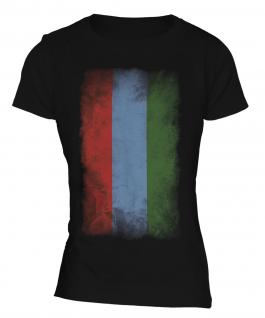 Karelia Faded Flag Ladies T-Shirt