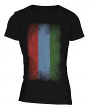 Karelia Faded Flag Ladies T-Shirt