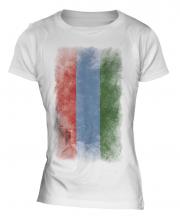 Karelia Faded Flag Ladies T-Shirt