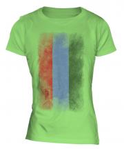 Karelia Faded Flag Ladies T-Shirt