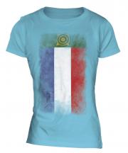Khakassia Faded Flag Ladies T-Shirt