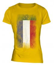 Khakassia Faded Flag Ladies T-Shirt