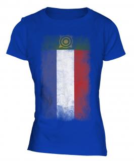 Khakassia Faded Flag Ladies T-Shirt