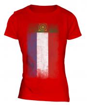 Khakassia Faded Flag Ladies T-Shirt