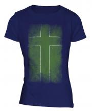 Ladonia Faded Flag Ladies T-Shirt