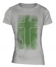 Ladonia Faded Flag Ladies T-Shirt