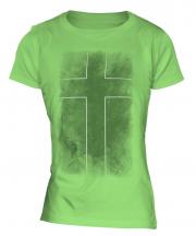 Ladonia Faded Flag Ladies T-Shirt