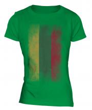 Lithuania Faded Flag Ladies T-Shirt