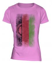 Malawi Faded Flag Ladies T-Shirt