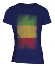 Mali Faded Flag Ladies T-Shirt