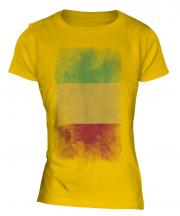 Mali Faded Flag Ladies T-Shirt