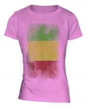 Mali Faded Flag Ladies T-Shirt