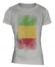 Mali Faded Flag Ladies T-Shirt