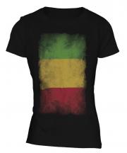 Mali Faded Flag Ladies T-Shirt
